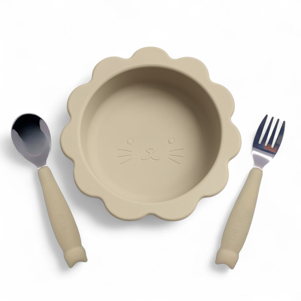 にゃんプレート (フォーク&スプーン付き)