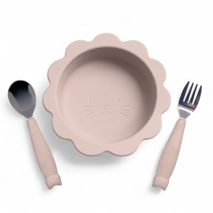 にゃんプレート (フォーク&スプーン付き)