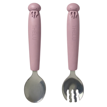 うみともプレート (フォーク&スプーン付き)