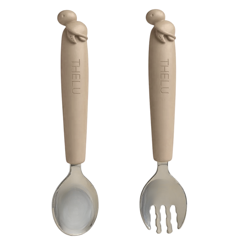 うみともプレート (フォーク&スプーン付き)