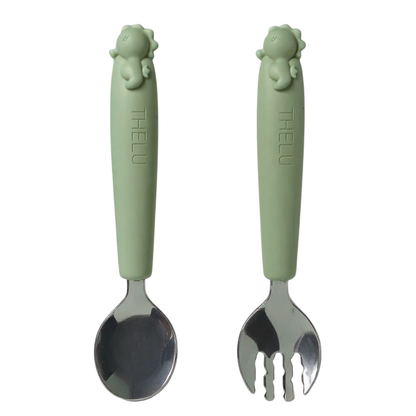 うみともプレート (フォーク&スプーン付き)