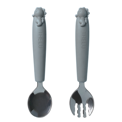 うみともプレート (フォーク&スプーン付き)