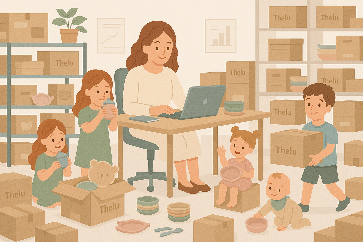 Imagem heroica da Thelu